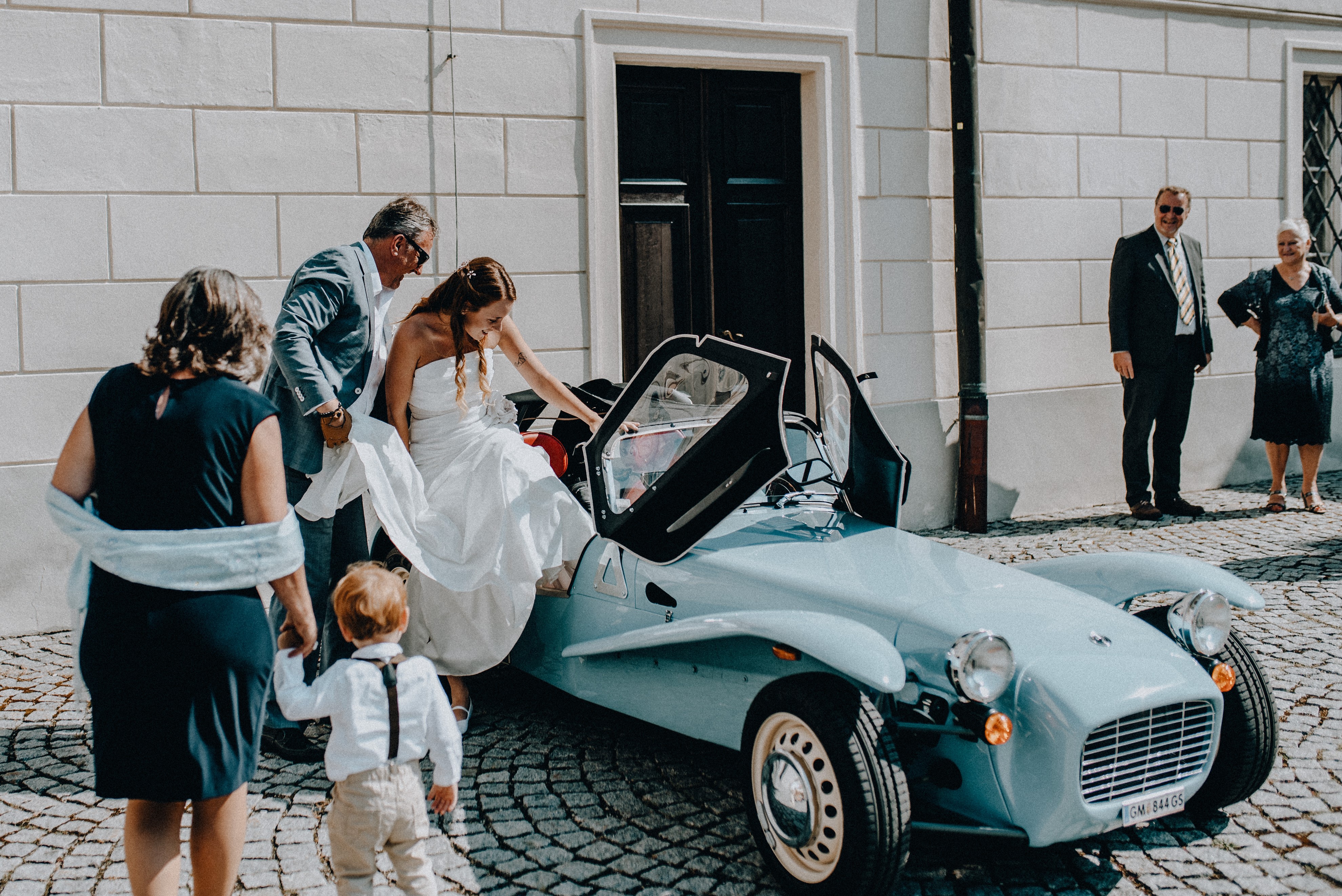 wedding caterham car